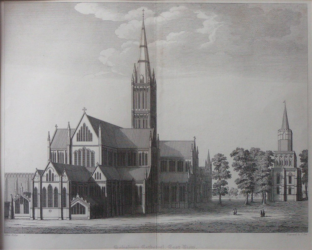 Print - Salisbury Cathedral, East View - Lee